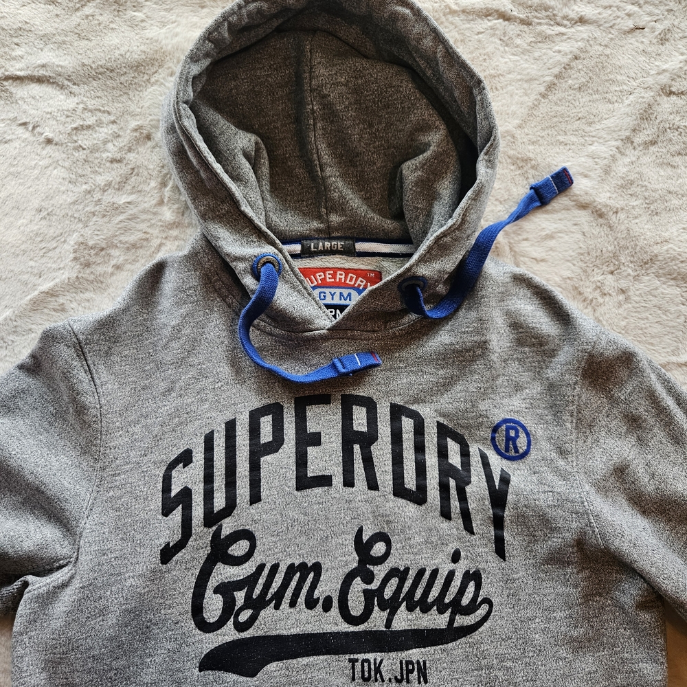 Superdry Gray Hoodie for Men